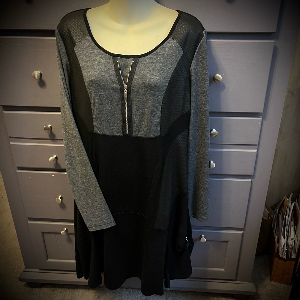 Mixed media dress